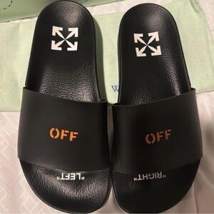 Off-White Cream and Blue Box with Branding